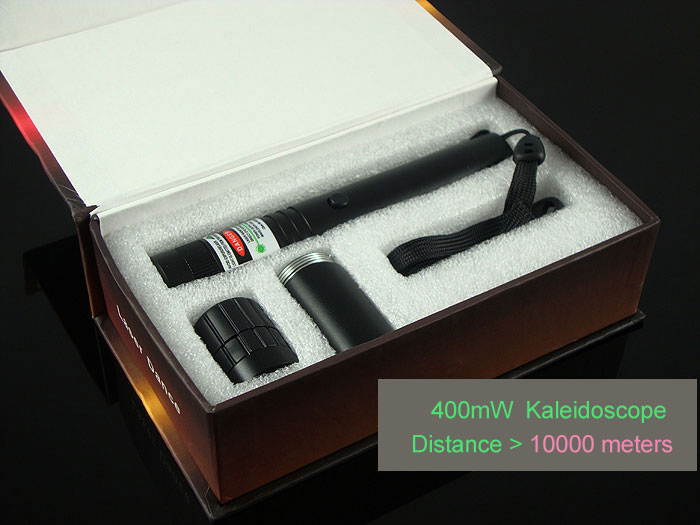 Powerful Brand New 400mw Green Laser Pointer with Kaleidoscope